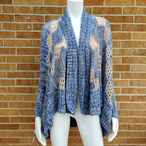 Love Stitch Open Front Cardigan Sz M - Picture 1 of 9